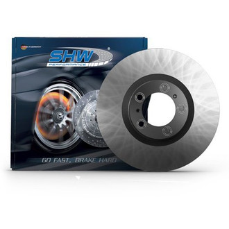 SHW Performance® - Plain Rear Passenger Side Brake Rotor