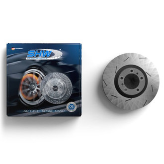 SHW Performance® - Slotted 1-Piece Disc Brake Rotor