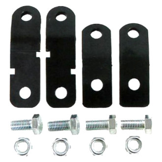 Simpson® - Lap Belt Mounts, Black Steel, Pair