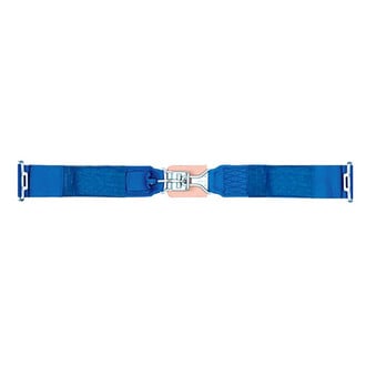 Simpson® - Latch and Link Lap Belt 62" Bolt In Pull Up, Platinum