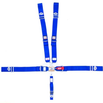 Simpson® 29043BL - Blue 55" 5-Point Pull-down Bolt-in Sport Harness System