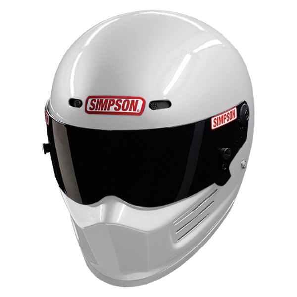 Simpson® - Super Bandit White XL Racing Helmet