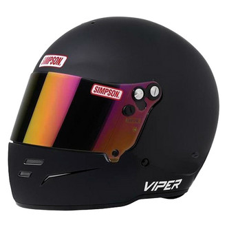 Simpson® 7100048 - Viper Flat Black Composite XL Racing Helmet