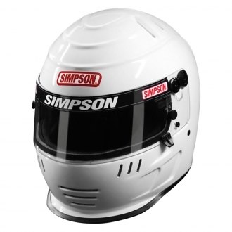 Simpson® - Jr. Speedway White Shark Fiber Reinforced Polymer Racing Helmet