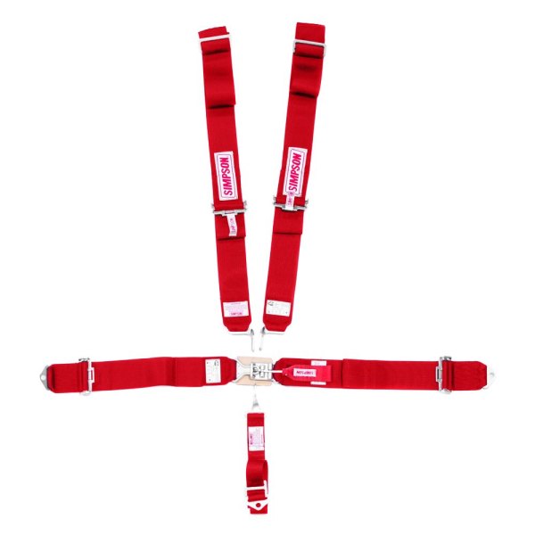 Simpson® - Red Latch and Link 62" Pull Up Bolt-in Individual 5-Point Harness System