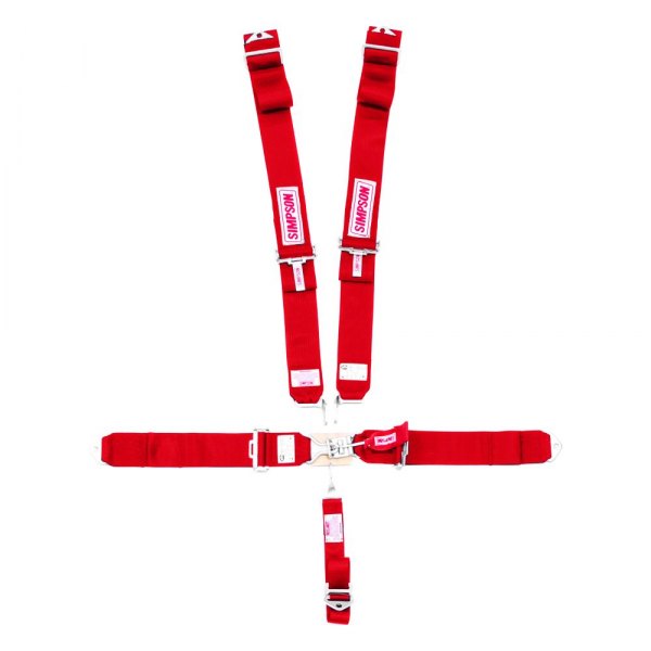Simpson® - Red Latch and Link 55" Pull Down Bolt-in Individual 5-Point Harness System