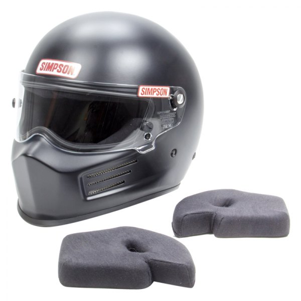 Simpson® - Bandit Matte Black XXL Racing Helmet