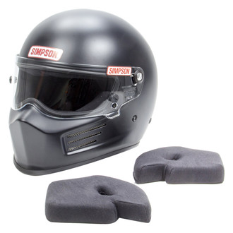 Simpson® 6200058 - Bandit Matte Black XXL Size Racing Helmet