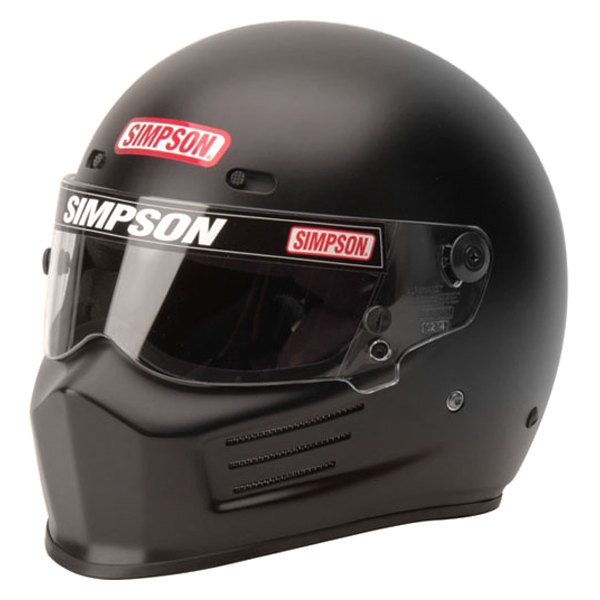 Simpson® 6210028 - Super Bandit Matte Black M Racing Helmet