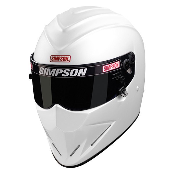 Simpson® 6297341 - Diamondback White XL+ Racing Helmet