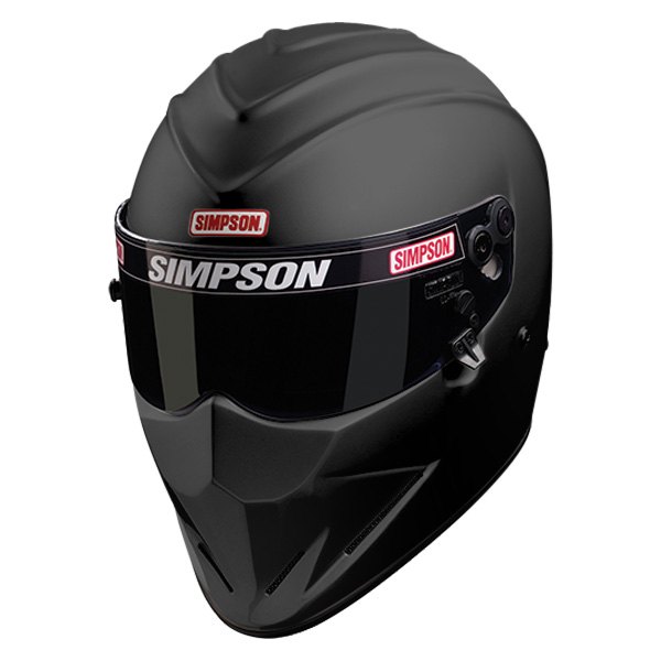 Simpson® 6297588 - Diamondback Flat Black XL Racing Helmet