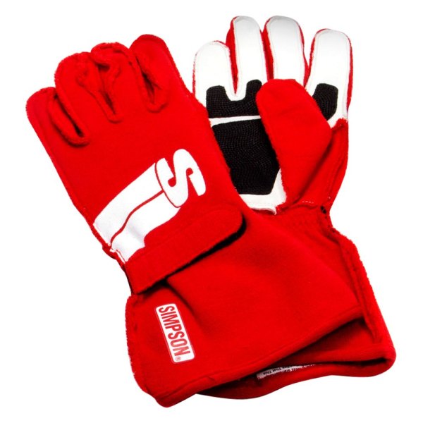 Simpson® - Impulse Series Red M Racing Gloves