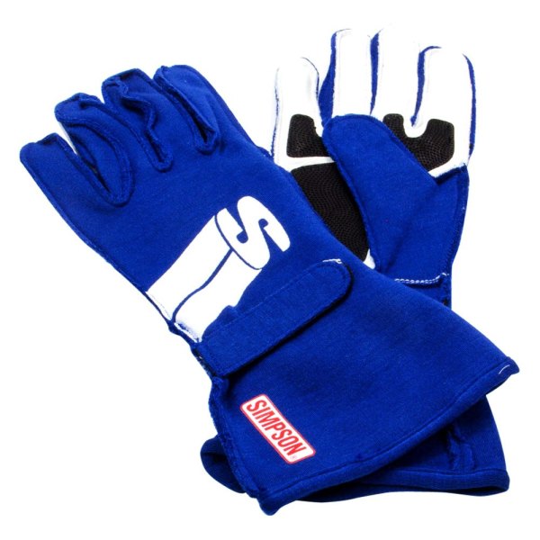 Simpson® - Impulse Series Blue L Racing Gloves