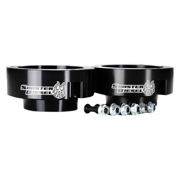 Sinister Diesel® SD9409LVLBLK 2" Front Leveling Coil Spring Spacers