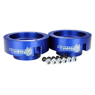 Sinister Diesel® - 2" Front Leveling Coil Spring Spacers