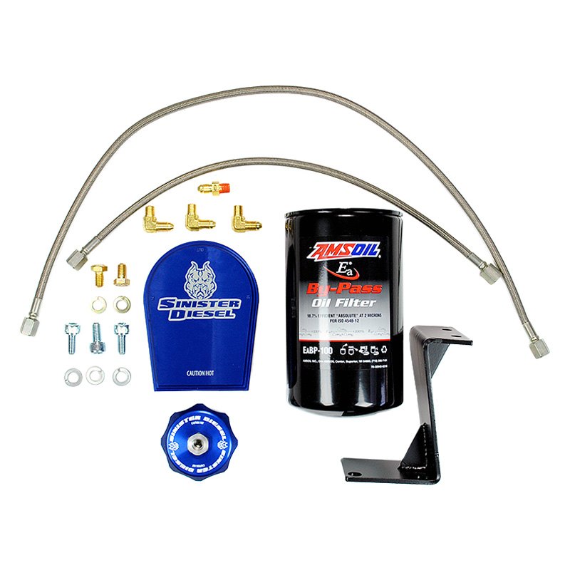 Sinister Diesel® Bypass Oil Filter System