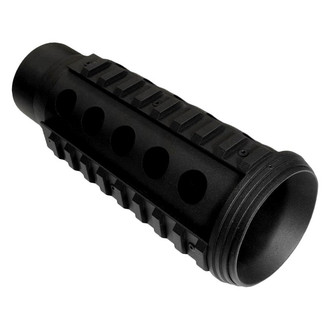 Sinister Diesel® - AR-15 Stainless Steel Round Straight Cut Clamp-On Exhaust Tip