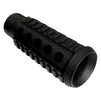 Sinister Diesel® - AR-15 Stainless Steel Round Straight Cut Clamp-On Exhaust Tip (5" Inlet, 6" Outlet)