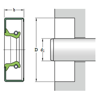 SKF® - Rear Crankshaft Seal
