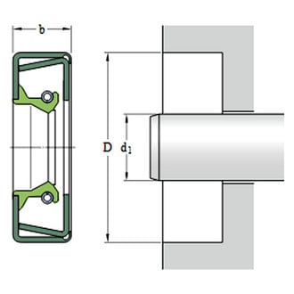 SKF® - Rear Crankshaft Seal