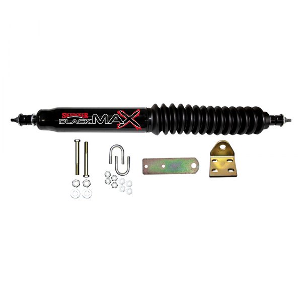  Skyjacker® - Black Max Front Single Steering Stabilizer