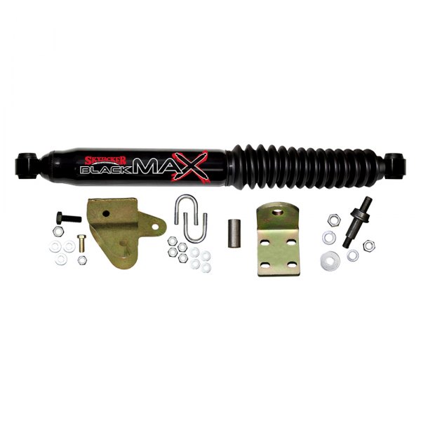  Skyjacker® - Black Max Front Single Steering Stabilizer