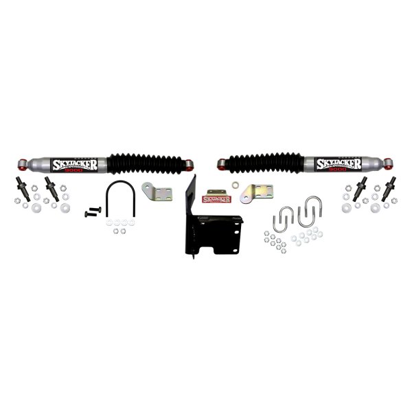 Skyjacker® - Silver 9000 Front Dual Steering Stabilizer Kit