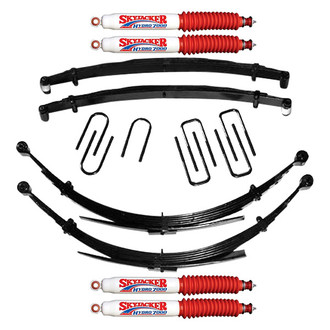 Skyjacker® - 8" x 6" Softride™ Front and Rear Suspension Lift Kit