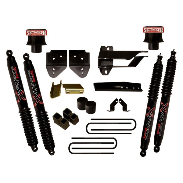 Skyjacker® F1740SPB 4" x 3.5" Aluminum Front and Rear Coil Spacer