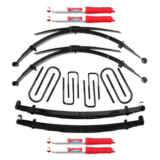 Skyjacker® - 4" x 2" Softride™ Front and Rear Suspension Lift Kit