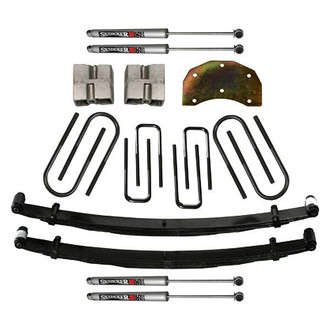 Skyjacker® - 3"-4" x 2" Softride™ Front and Rear Suspension Lift Kit