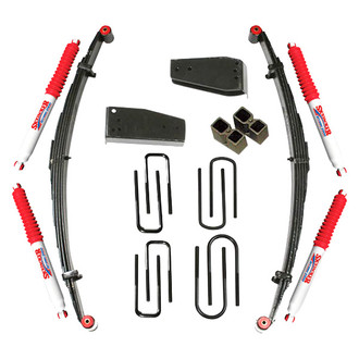 Skyjacker® - 4" x 2" Softride™ Front and Rear Suspension Lift Kit