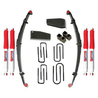Skyjacker® - 4" x 2" Softride™ Front and Rear Suspension Lift Kit
