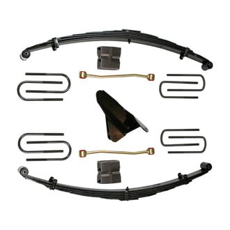 Skyjacker® F940 - 4" Softride™ Front Lifted Leaf Springs