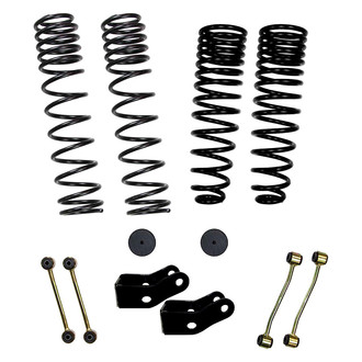 Skyjacker® - 2" Dual Rate Front and Rear Long-Travel Coil Spring Lift Kit