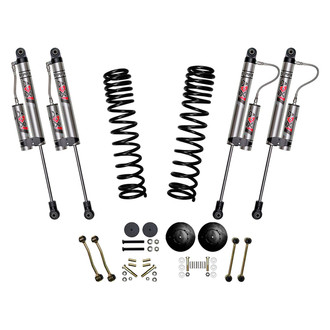 Skyjacker® - 2.5" Dual Rate Front and Rear Long-Travel Coil Spring Lift Kit