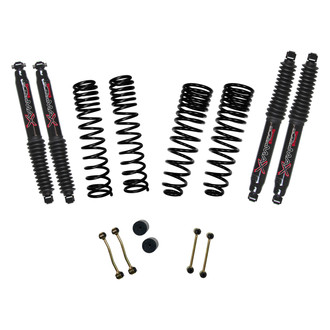 Skyjacker® - 2.5" x 1.5" Dual Rate Front and Rear Long-Travel Suspension Lift Kit