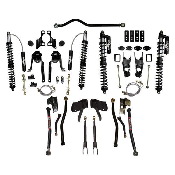 Skyjacker® - LeDuc Series™ Coilover Front and Rear Long-Travel Suspension Lift Kit