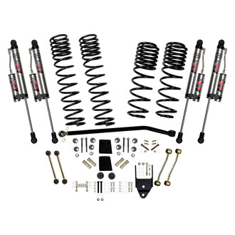 Skyjacker® - 4" Dual Rate Front and Rear Long-Travel Coil Spring Lift Kit