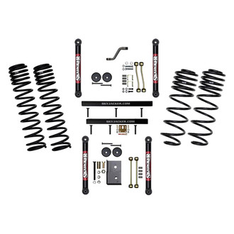 Skyjacker® - 4" Dual Rate Front and Rear Long-Travel Coil Spring Lift Kit