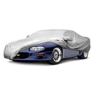 SLP® - Gray Car Cover with SLP Performance logo