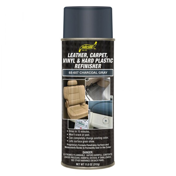 SM Arnold® - 11 oz. Leather, Carpet, Vinyl and Hard Plastic Charcoal Gray Refinisher