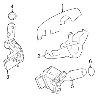 Smart OE - Steering Column - Shroud, Switches & Levers