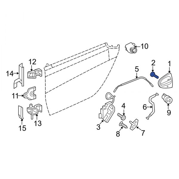 Interior Door Handle Screw