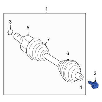 Smart OE - Drive Axle Shaft Bolt