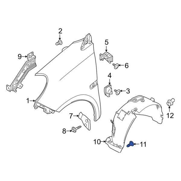 Fender Liner Screw