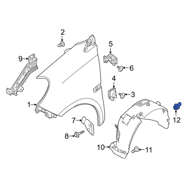 Fender Liner Rivet