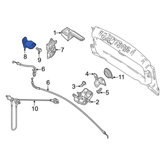 Smart OE - Rear Tailgate Striker Plate