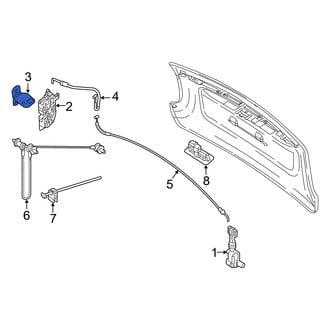 Smart OE - Rear Tailgate Striker Plate