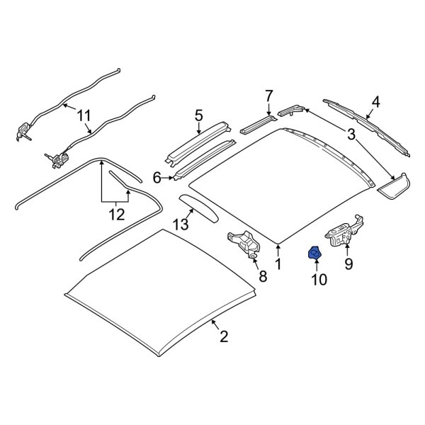 Convertible Top Latch